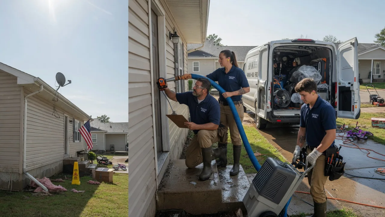Ceiling Water Damage Restoration in Monmouth, ME near me